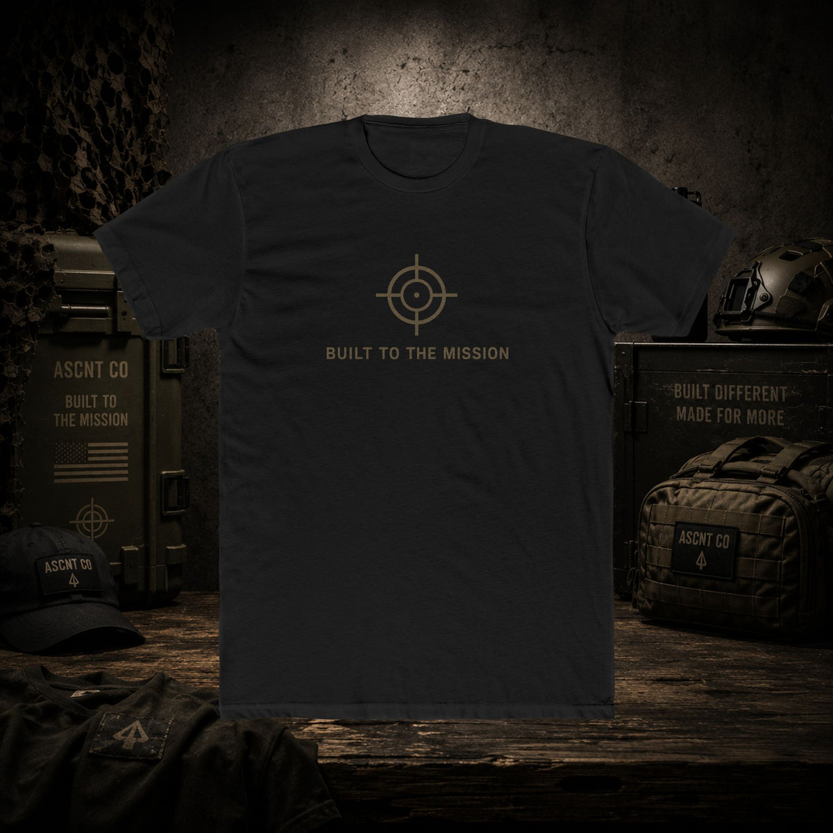 Built to the Mission T‑Shirt — Minimal Target Logo Tee