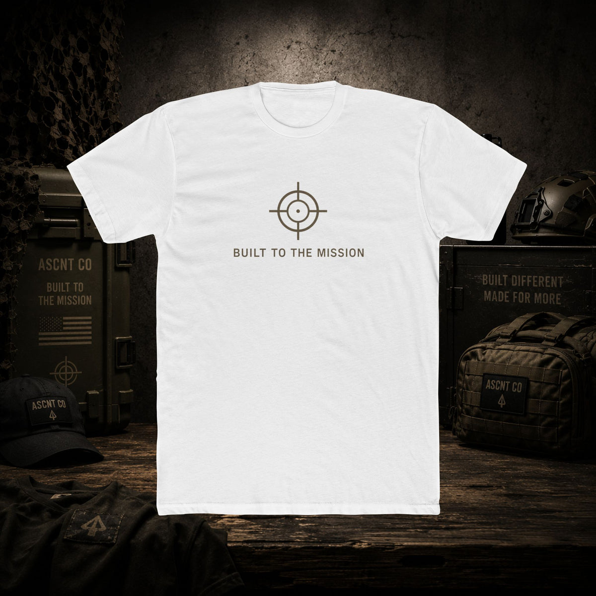 Built to the Mission T‑Shirt — Minimal Target Logo Tee