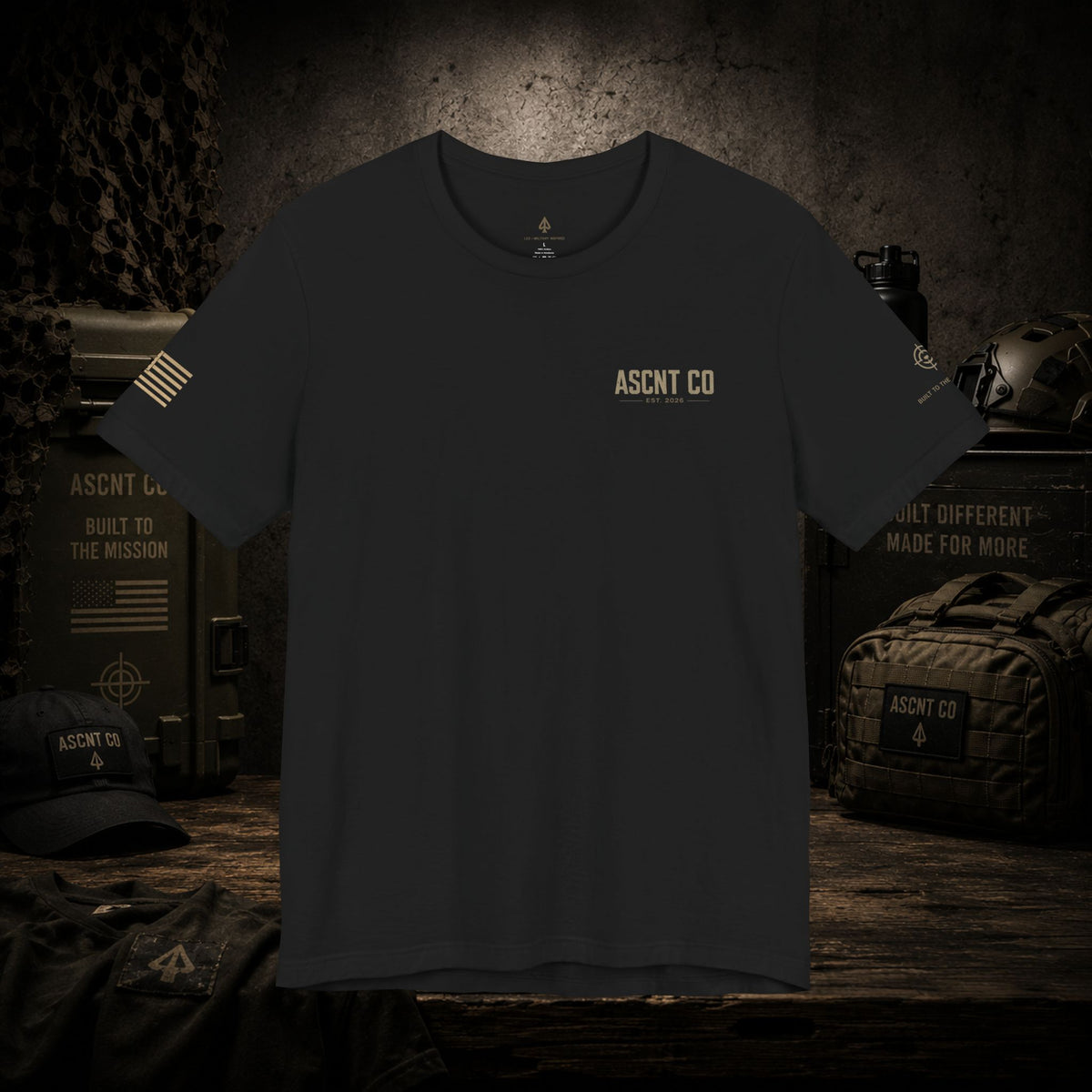 Built Different Helicopter T-Shirt — "Built Different" Graphic Tee