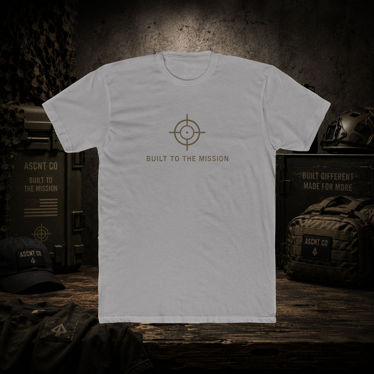 Built to the Mission T‑Shirt — Minimal Target Logo Tee