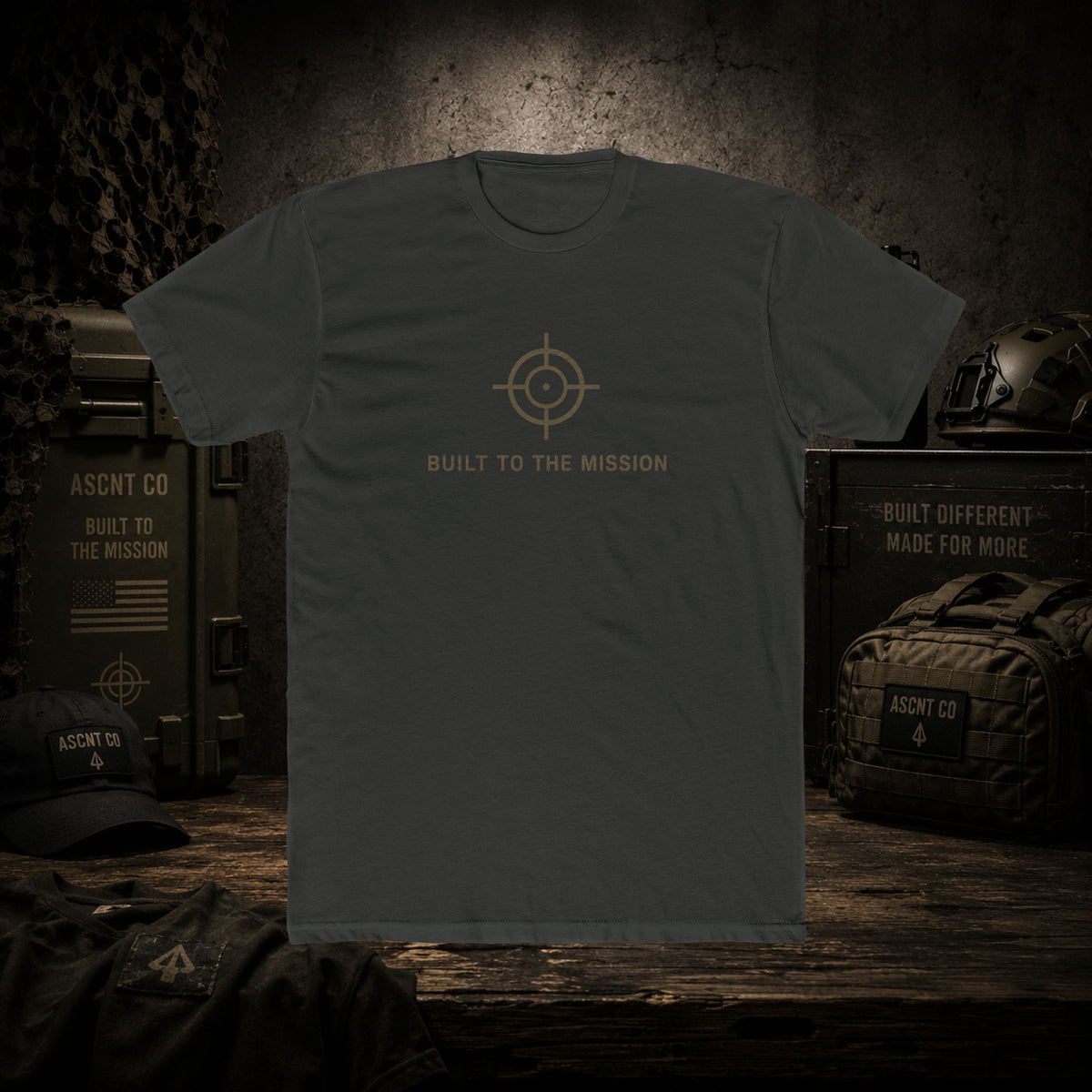 Built to the Mission T‑Shirt — Minimal Target Logo Tee