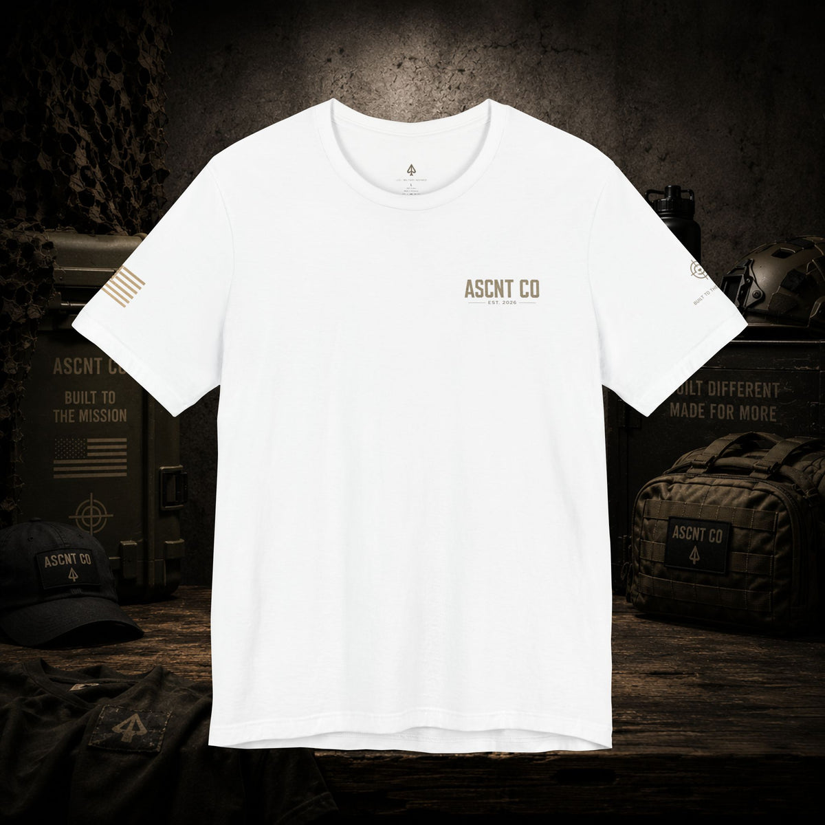 Built Different Helicopter T-Shirt — "Built Different" Graphic Tee